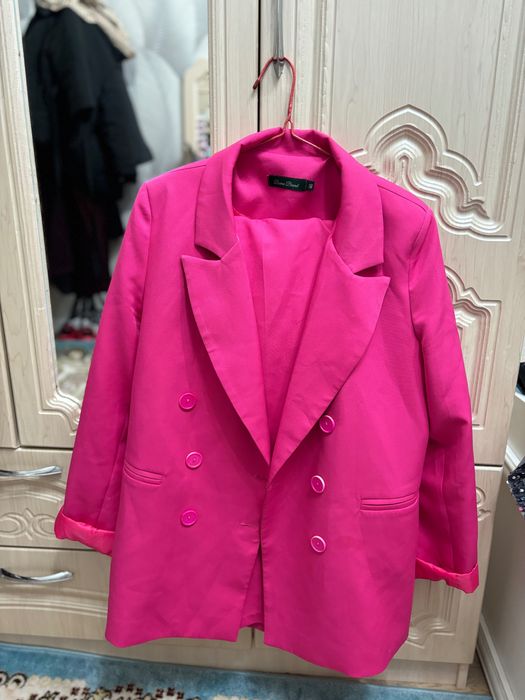 Костюм двойка розовый