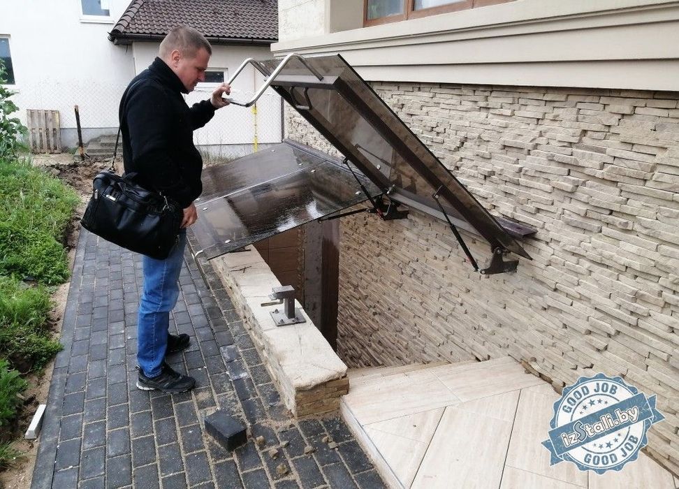 Раздвижной навес на заказ | Creative Metall