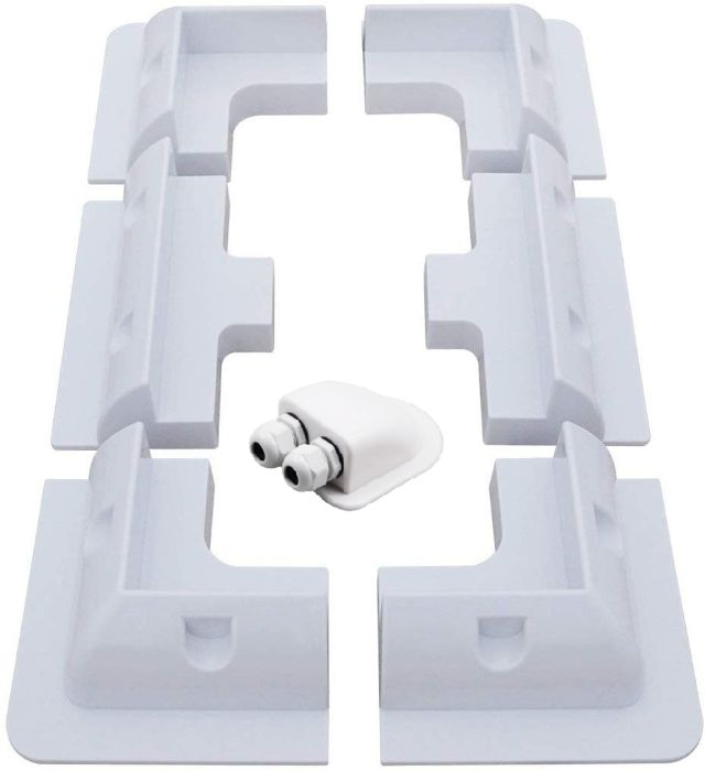 Kit 7 piese montare fixare panouri solare fotovoltaice rulota camper