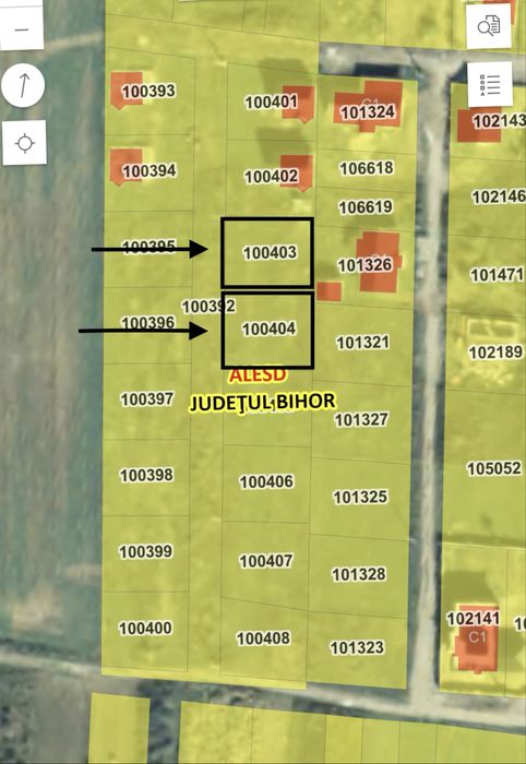 Teren intravilan de vanzare Alesd