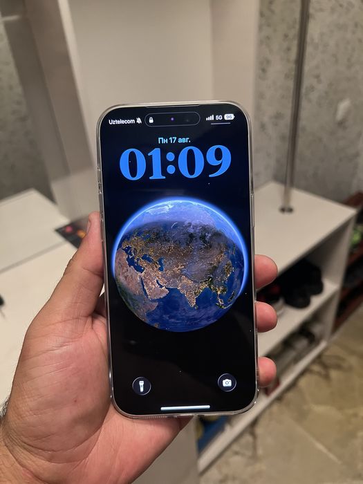 Iphone 17 Pro Max 1 TR Silver sim esim 23 sikl 100%