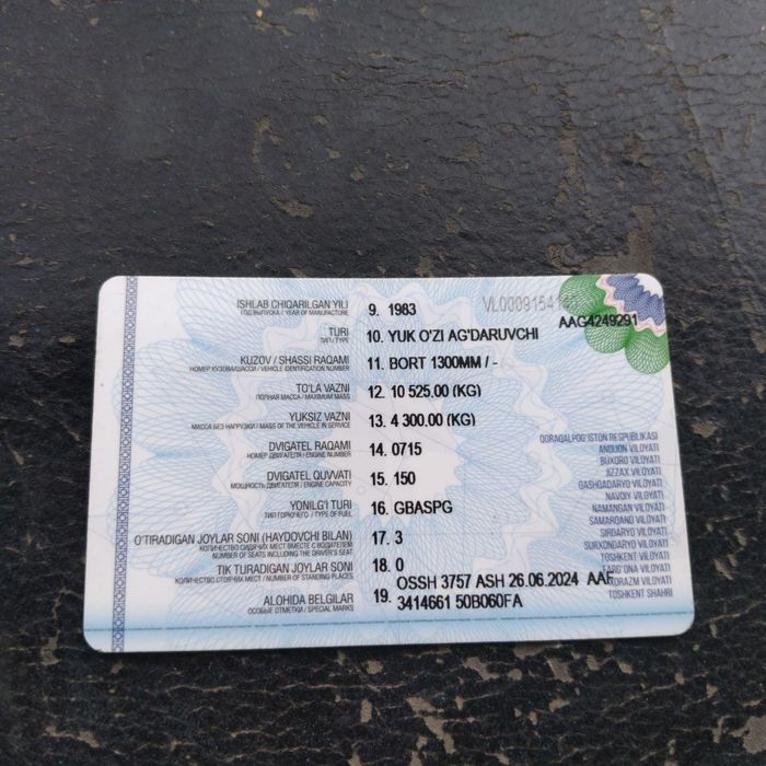 Zil MMZ 554 holati zor