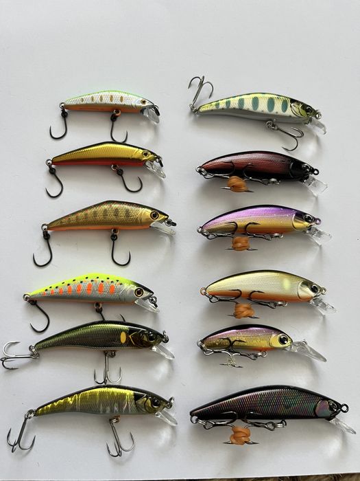 Нови японски воблери за пъстърва