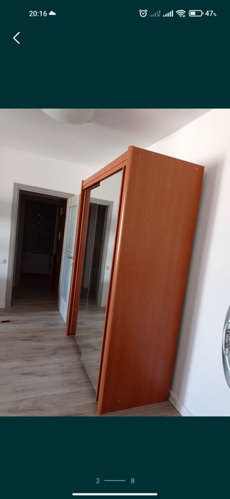 Dressing maro cu oglinzi 215x150x70