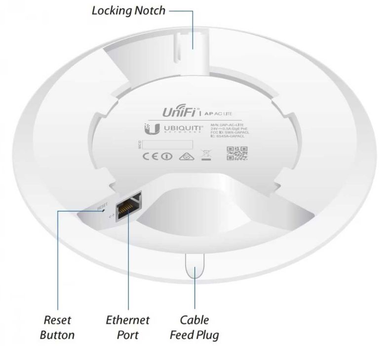 Ubiquiti UniFi AC Lite Access Point WiFi + Injector PoE