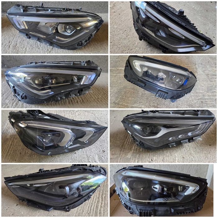 mercedes gle w167 c167 clapete trager armatura capota aripa far bara