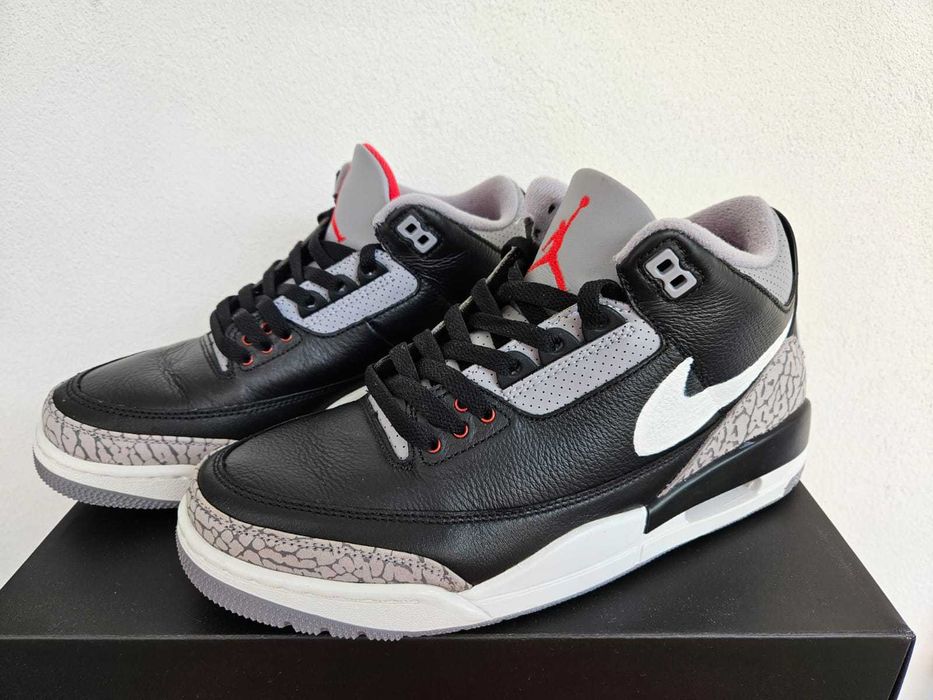 Jordan 3 Black Cement (2024) Custom