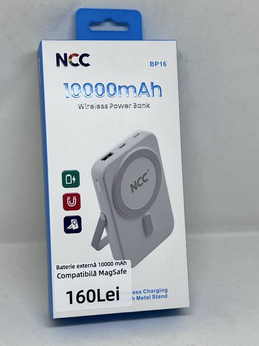 Baterie externa 10.000mAh, compatibila MagSafe