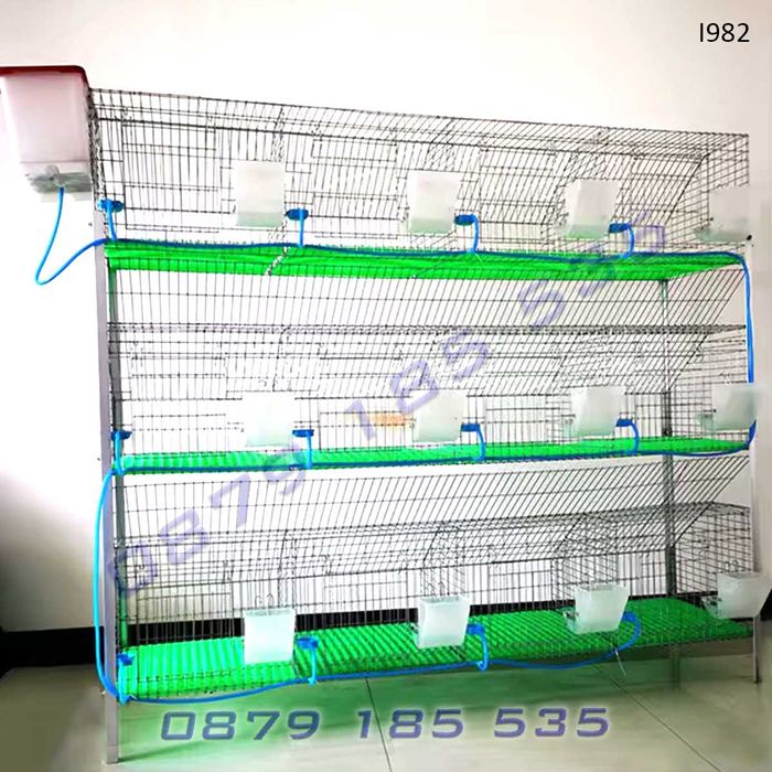 Сглобяем метален Зайчарник клетки зайци аксесоари хранилка поилка