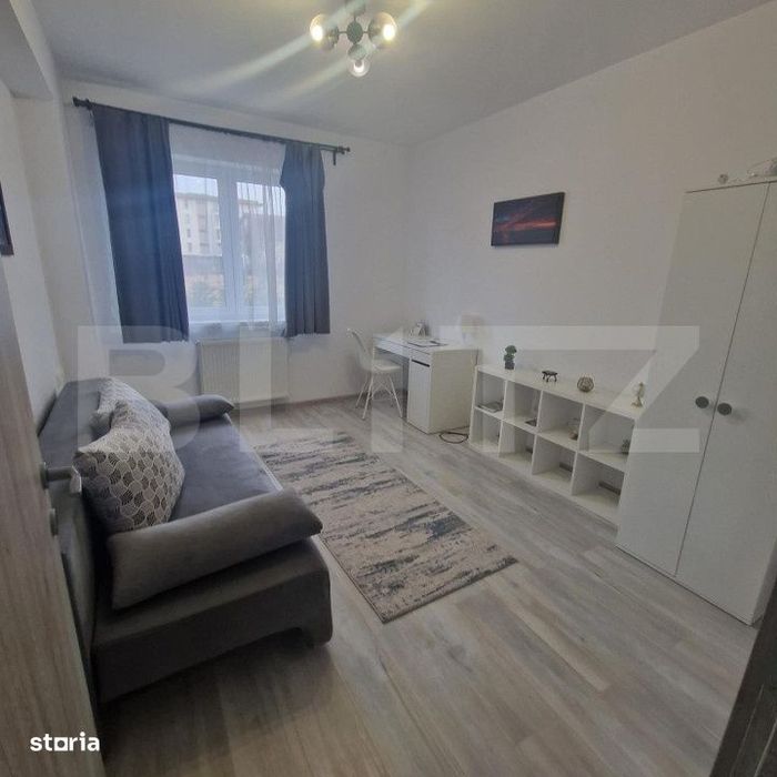 Apartament nou  cu 3 camere, 2 bai -76 mp, decomandat, cu balcon -Trac