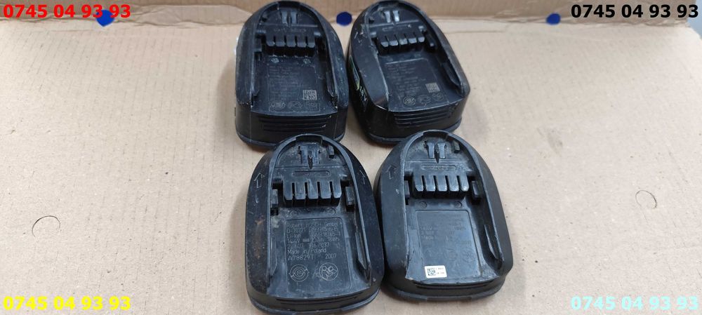 acumulator baterie BOSCH DEFECTE 14v 18V 1.5A pret pe buc