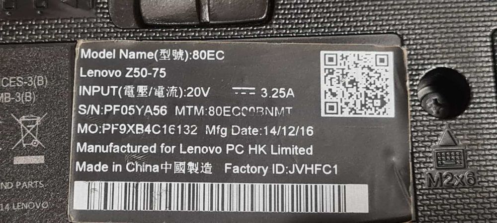 Laptop Lenovo cu procesor A8-7100,8 Gb RAM si HDD de 500 Gb,stare buna