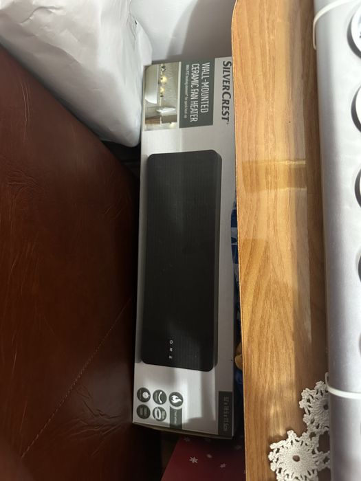 Aeroterma silvercrest neagra noua in cutie