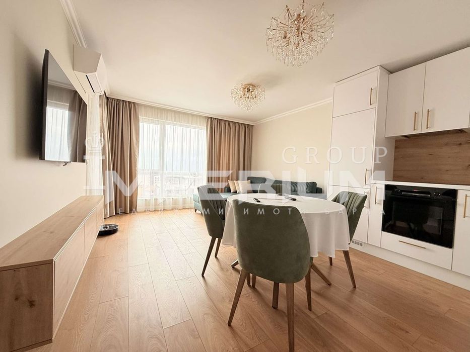 Двустаен апартамент с ПАРКОМЯСТО под наем в района на Виница, гр. Вар