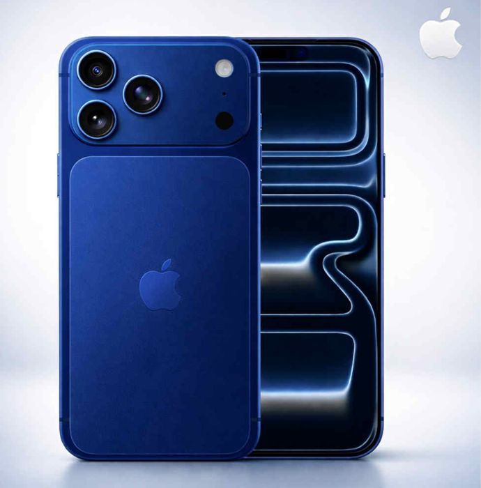 НОВ!!! Apple iPhone 17 Pro Max, 256GB, 5G, Deep Blue +  адаптер Apple