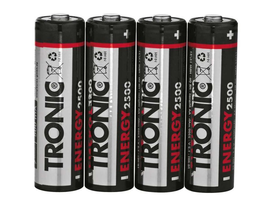 Set 4 acumulatori AA / R6 NiMh 2500 mA, noi, sigilati