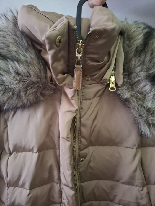 MANGO L-XL Зимно луксозно яке с пух