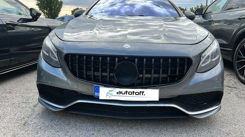 Grila centrala S-Coupe C217 A217 compatibila cu Mercedes (14-20) Panamericana Black Design