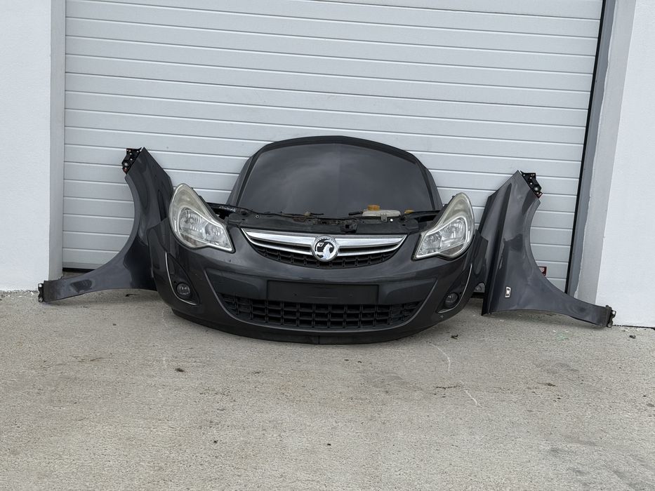 Fata completa Opel Corsa D facelift capota bara fata far trager aripa