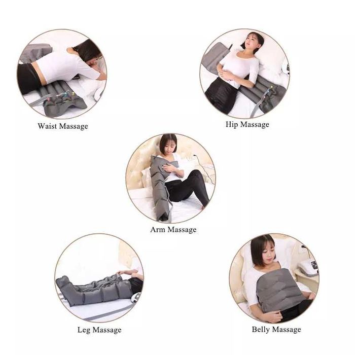 НОВ Пълен Комплект апарат за лимфен дренаж и пресотерапия