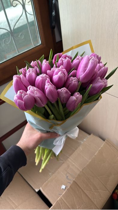 Букеты тюльпана