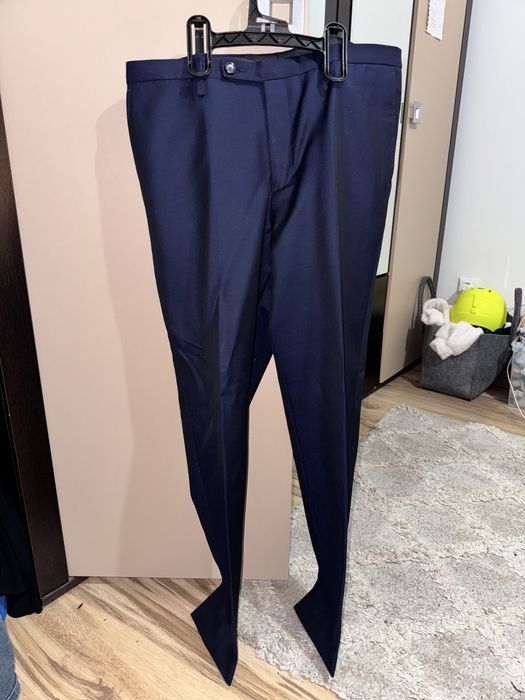 Costum întreg sacou pantaloni Tata & Fiul M bleumarin albastru
