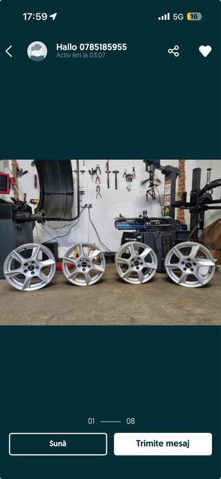 Vand jante complete 5*100