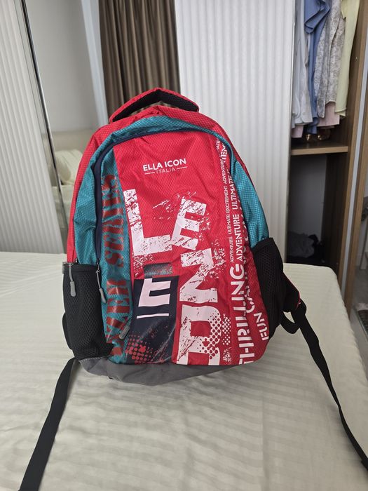 Rucsac nou Ella Icon Italia  băieți 46/36/18 cm