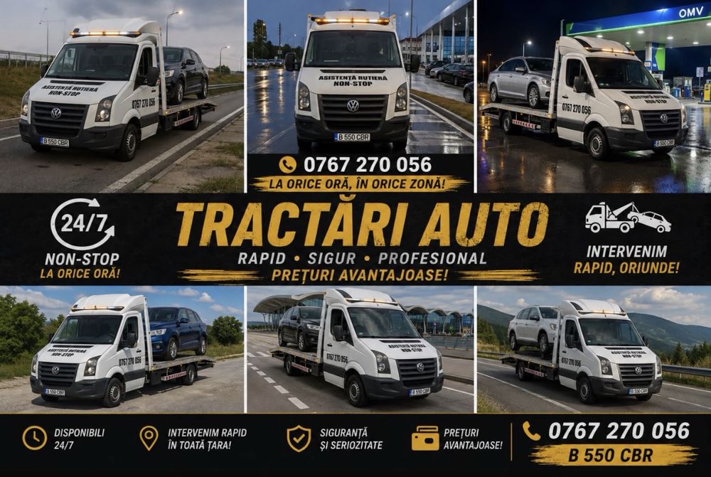 Tractări Auto București & Național 24/7