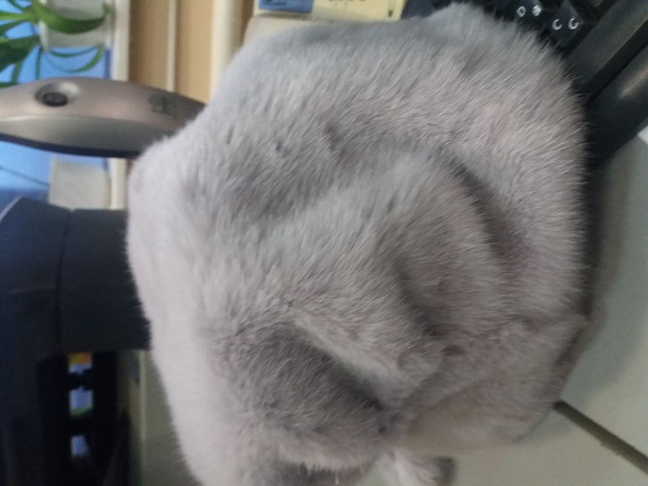 Норковая шапка новая.