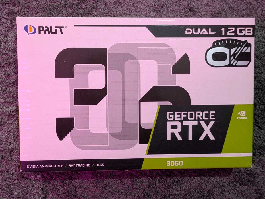 Видеокарта Palit GeForce RTX 3060 Dual OC (LHR)