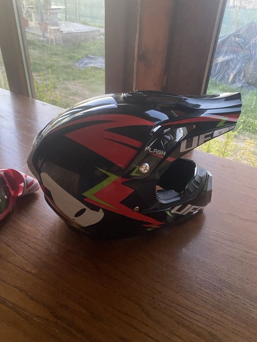 Casca moto enduro bicicleta-L