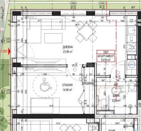 Двустаен апартамент в Слънчев Бряг 706-22124