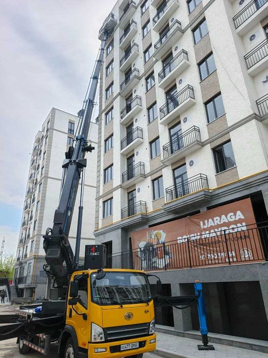 Автовышка 42м с широкой люлькой