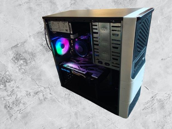 Компютър i3 12100, 16gb 3200, rx580 8gb, ssd 120gb