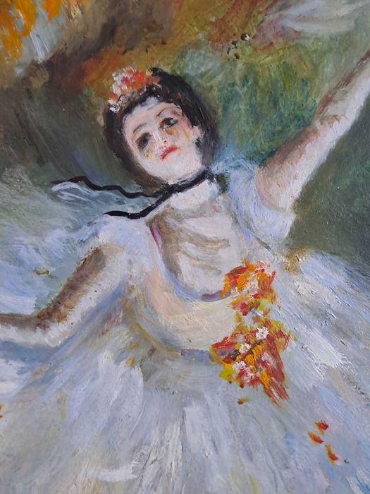 tablou vechi pictura 46,5/38 cm reproducere Edgar Degas