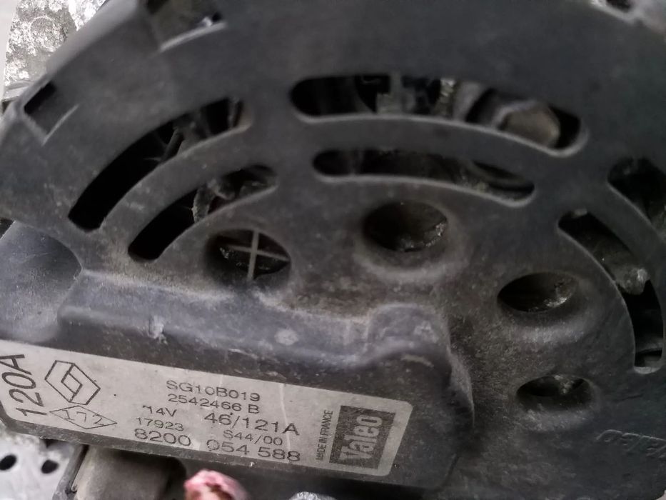 Alternator 1.9 dci renault scenic 1 sg10b019 2542466b 8200054588