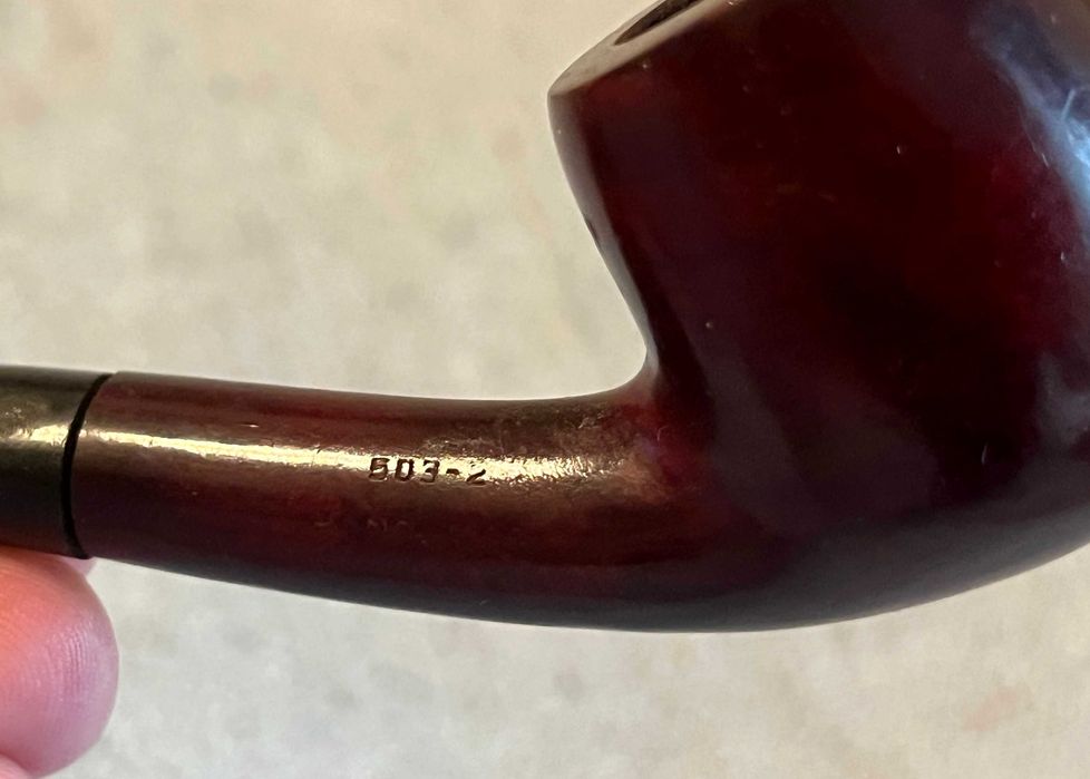 Pipa vintage Made in France model 5083 lemn si mustiuc ebonita