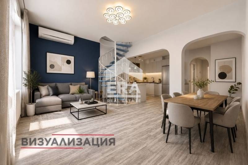 Мезонет завършен "до ключ" срещу Парк Заимов и метростанция Театрална
