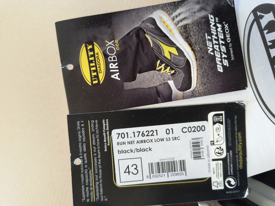 Diadora работни обувки