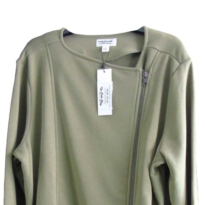 Jacheta Dama tip Moto The Drop olive green