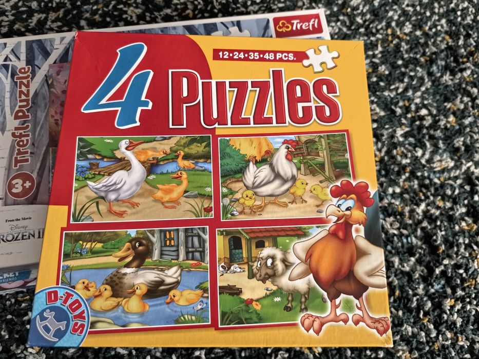 Set 10 puzzle pentru 3-4 ani