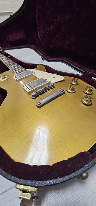 Gibson Custom: Les Paul  1957  Goldtop Reissue Dark Back 2011 VOS