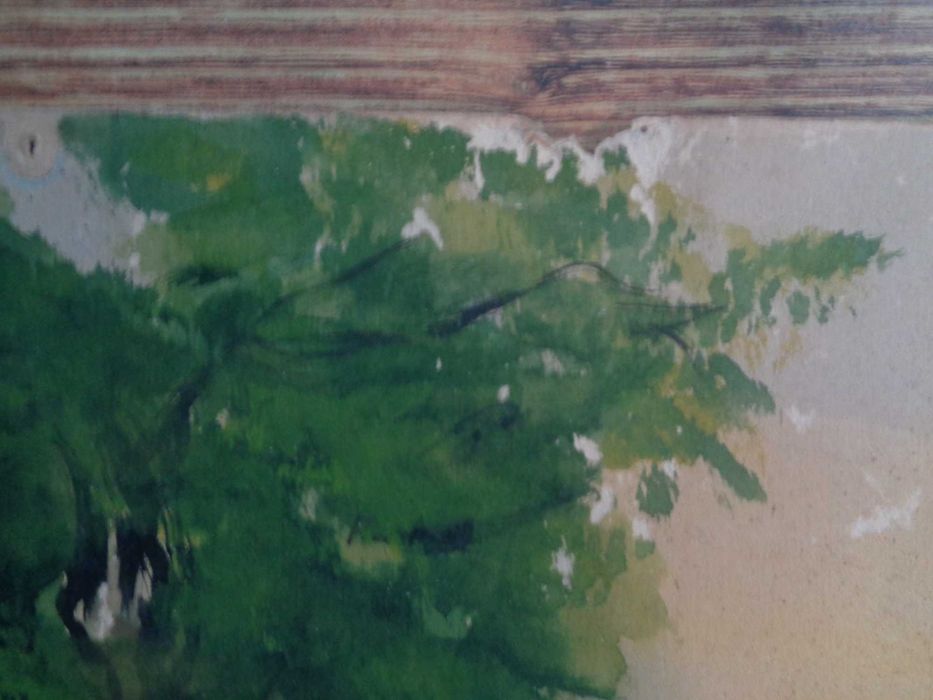 Продавам авторска картина , ,,Селска къща край реката''