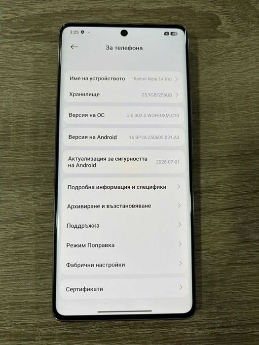 Redmi Note 14 pro 256GB Dual