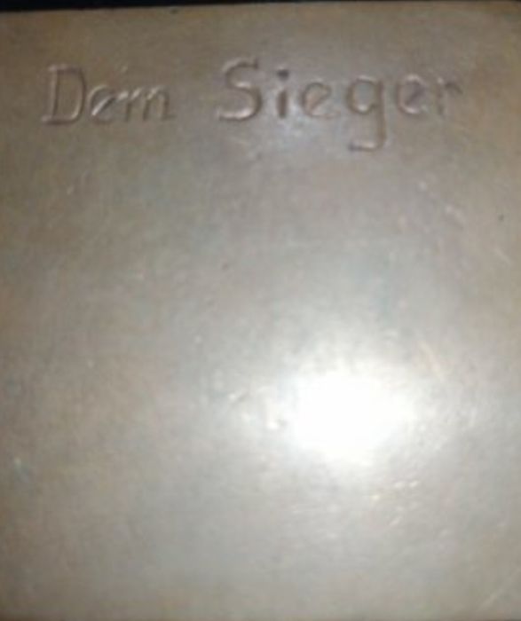 Немски бронзов плакет от 1953г.