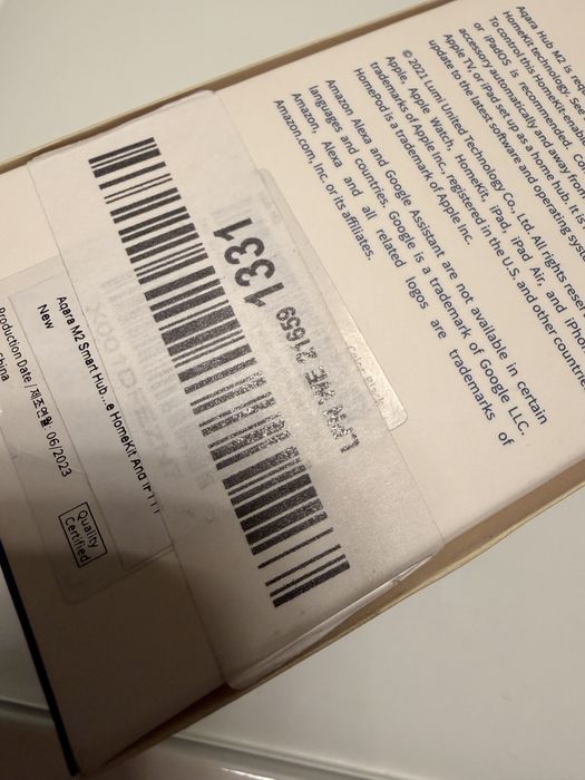 Смарт хъб Aqara Smart Home М2 –съвместим Apple HomeKit, Alexa и Google