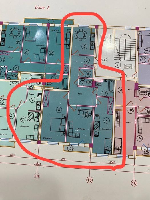 БИЙ, ул.Сайрам. ЖК«Silk Road» ПРОДАМ СВОЮ КВАРТИРУ ( Коробка), 3/8/9.