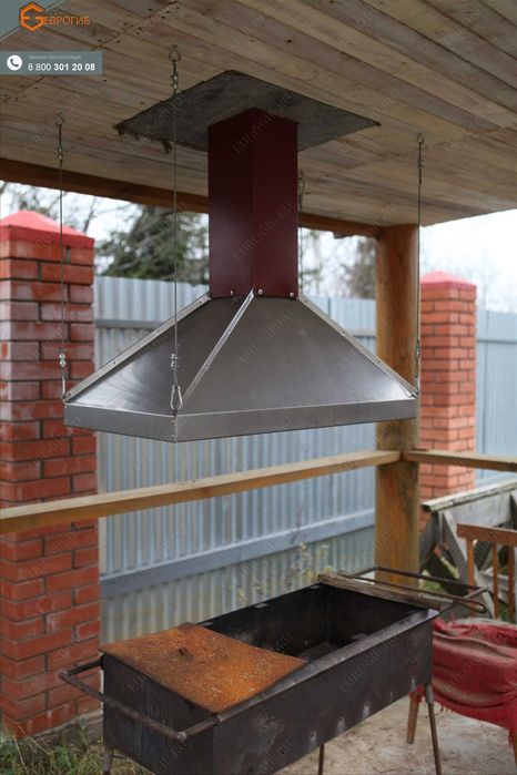 Дымоотвод для мангала в беседку своими руками Дымоотвод для мангала в беседку своими руками