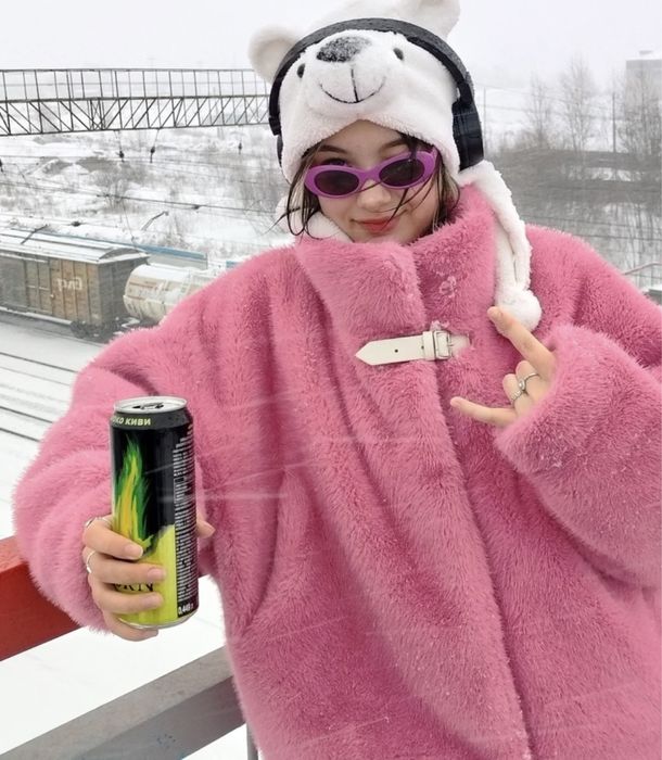 Шуба искуственная норка